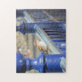Puzzle - Sparrow on Iron Railing Legpuzzel (Verticaal)