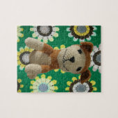 Puzzle - Speelgoed Dog en Daisies Legpuzzel (Horizontaal)