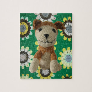 Puzzle - Speelgoed Dog en Daisies Legpuzzel