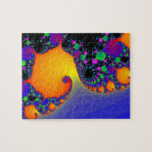 Puzzle: Spiral Fractal Design Legpuzzel (Horizontaal)