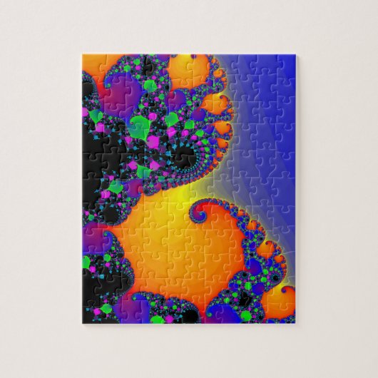 Puzzle: Spiral Fractal Design Legpuzzel (Verticaal)