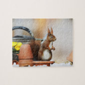 Puzzle Squirrel Jigzaag Puzzle Legpuzzel (Horizontaal)