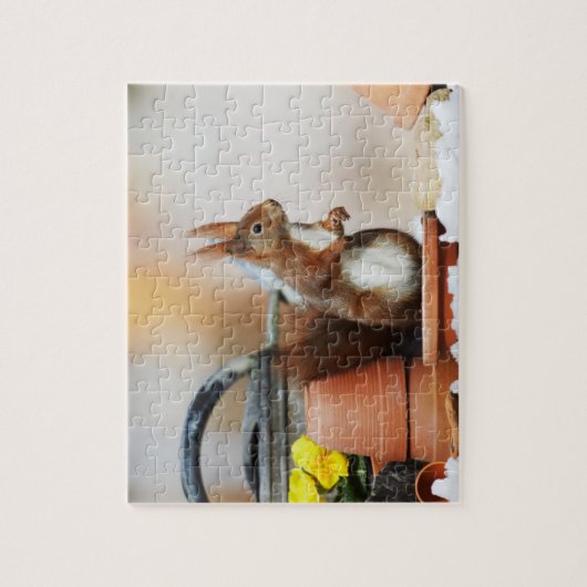 Puzzle Squirrel Jigzaag Puzzle Legpuzzel (Verticaal)