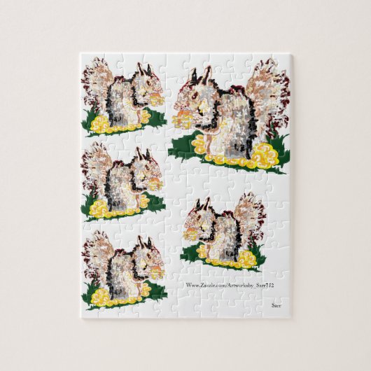 Puzzle: Squrrials Legpuzzel (Verticaal)