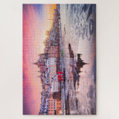 Puzzle Stockholm bevroren Mariaberget Legpuzzel (Verticaal)