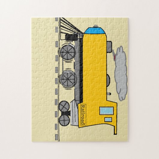 Puzzle, stoommotor legpuzzel (Verticaal)