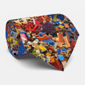 Puzzle-Stropdas voor eenmatische mensen Stropdas (Opgerold)