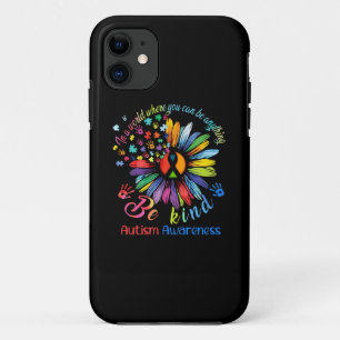 Puzzle Sunflower Be Kind Autism Awareness Support Case-Mate iPhone Case