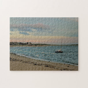 Puzzle - Sunset, Cockle Cove Beach, Cape Cod Legpuzzel