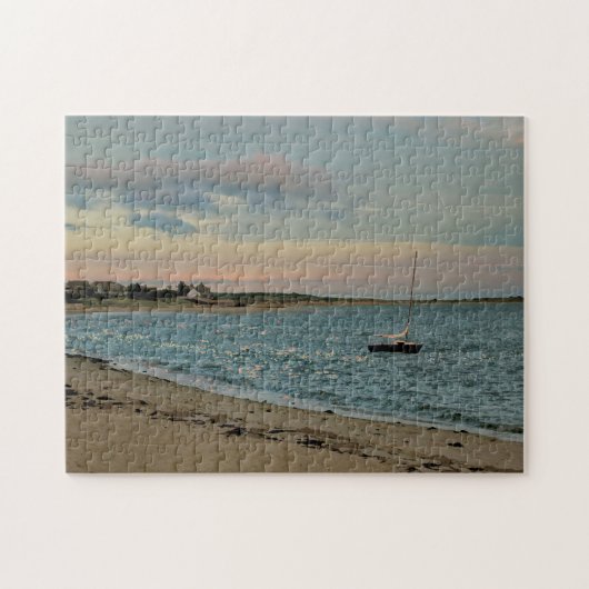 Puzzle - Sunset, Cockle Cove Beach, Cape Cod Legpuzzel (Horizontaal)