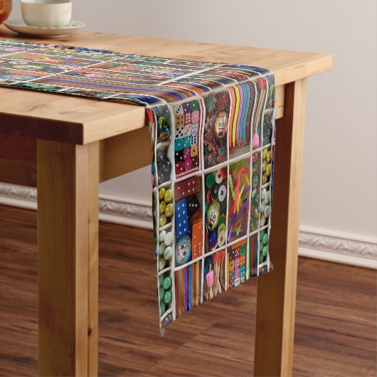 Puzzle Table Runner Korte Tafelloper (Voorbeeld)