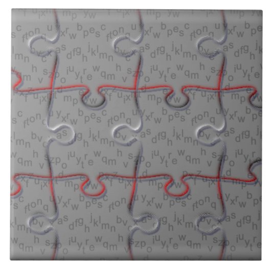 Puzzle Tegeltje (Voorkant)