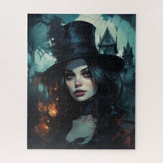 Puzzle The Enigma of the Mysterious Woman Legpuzzel (Verticaal)