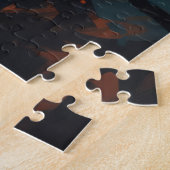 Puzzle The Enigma of the Mysterious Woman Legpuzzel (Zijkant)