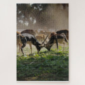 Puzzle THE Group of Grazing Deer Legpuzzel (Verticaal)