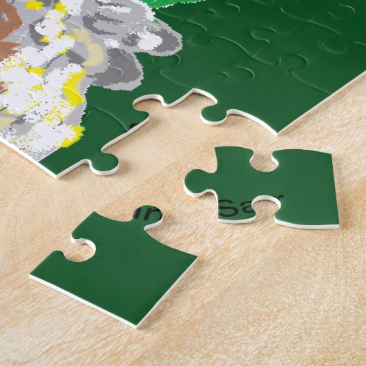 Puzzle: Tropische papegaai Legpuzzel (Zijkant)