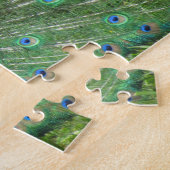 Puzzle - trotse pauw legpuzzel (Zijkant)