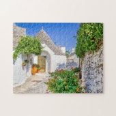 Puzzle trulli Alberobello Legpuzzel (Horizontaal)