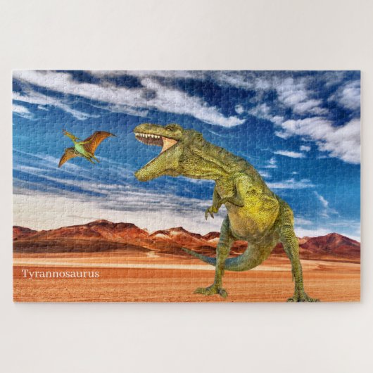 puzzle Tyrannosaurus Legpuzzel (Horizontaal)