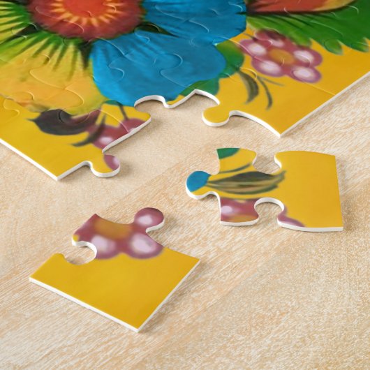 Puzzle Ukraine Oekraïense vlag, Oekraïense kunst Legpuzzel (Zijkant)