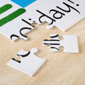 Puzzle - Vakantige bomen en Cadeaus Legpuzzel (Zijkant)