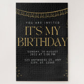 Puzzle-verjaardagskaart Legpuzzel (Verticaal)