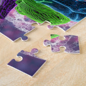 Puzzle voor geestelijke gezondheid. legpuzzel (Zijkant)