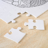 Puzzle voor het kleuren van volwassen zand-populie legpuzzel (Zijkant)