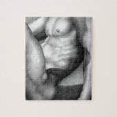 Puzzle voor Him 8x10 Art Male Bodybuilder Legpuzzel (Verticaal)