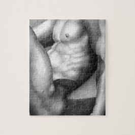 Puzzle voor Him 8x10 Art Male Bodybuilder Legpuzzel