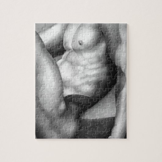 Puzzle voor Him 8x10 Art Male Bodybuilder Legpuzzel (Verticaal)