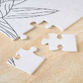 Puzzle voor tropische aanvulkleuring van volwassen legpuzzel (Zijkant)