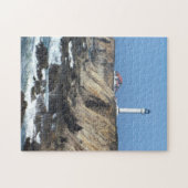 Puzzle - vuurtoren op Cliff Legpuzzel (Horizontaal)