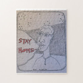 Puzzle w/Originele kunst & boodschap van Tony Cimi Legpuzzel