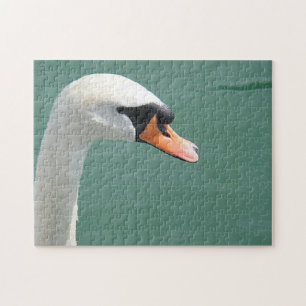 Puzzle weisser Schwan Legpuzzel