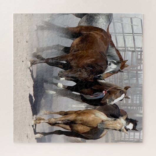 Puzzle Wild Mustangs of Nevada Legpuzzel (Horizontaal)