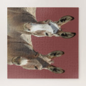 Puzzle, wilde dieren, ezels, Oatman, Arizona Legpuzzel (Horizontaal)