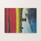Puzzle Windmill en Tulips Legpuzzel (Horizontaal)