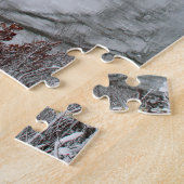 Puzzle Winter in Germany, Weissenburg in Bay. Legpuzzel (Zijkant)