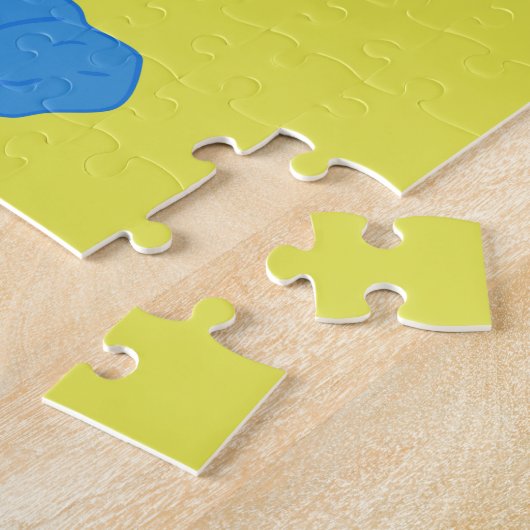 Puzzle with Flag of Bady Bassit, Brazil Legpuzzel (Zijkant)