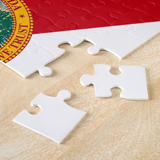 Puzzle with Flag of Florida State Legpuzzel (Zijkant)