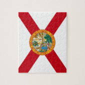 Puzzle with Flag of Florida State Legpuzzel (Verticaal)