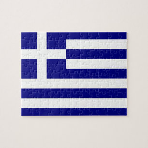 Puzzle with Flag of Greece Legpuzzel