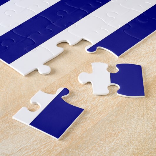 Puzzle with Flag of Greece Legpuzzel (Zijkant)