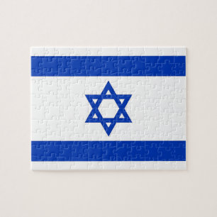 Puzzle with Flag of Israel Legpuzzel