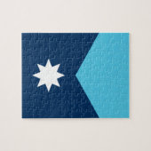 Puzzle with Flag of Minnesota, USA Legpuzzel (Horizontaal)