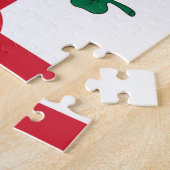 Puzzle with Flag of Montreal, Canada Legpuzzel (Zijkant)