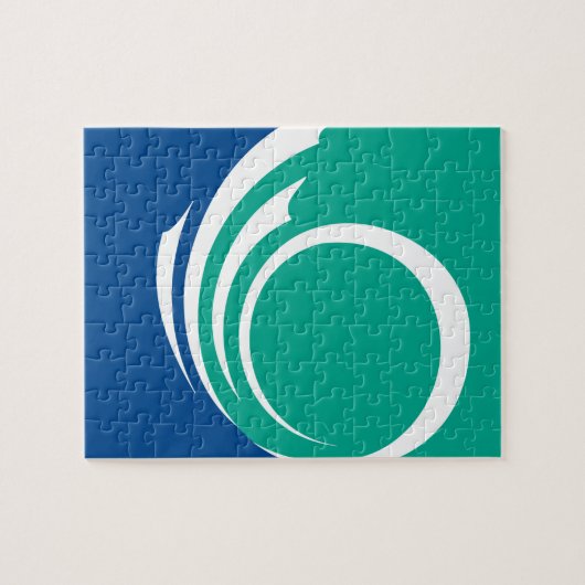 Puzzle with Flag of Ottawa, Canada Legpuzzel (Horizontaal)