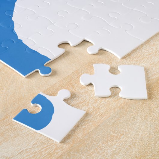 Puzzle with Flag of Seoul, South Korea Legpuzzel (Zijkant)