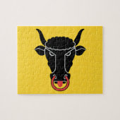 Puzzle with Flag of Uri canton, Switzerland Legpuzzel (Horizontaal)